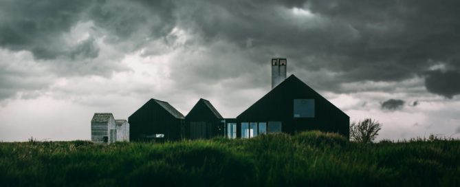 House Exterior on a stormy day